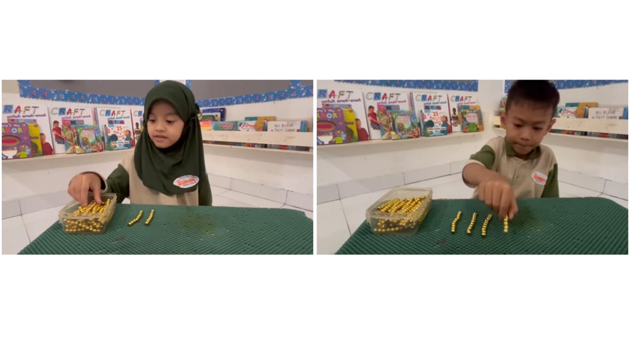 berhitung puluhan dengan manik