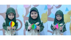 art and craft anak membuat balon udara dari origami