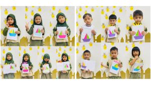 hasil karya anak menempel bentuk kapal