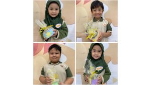 anak alumna membuat hampers