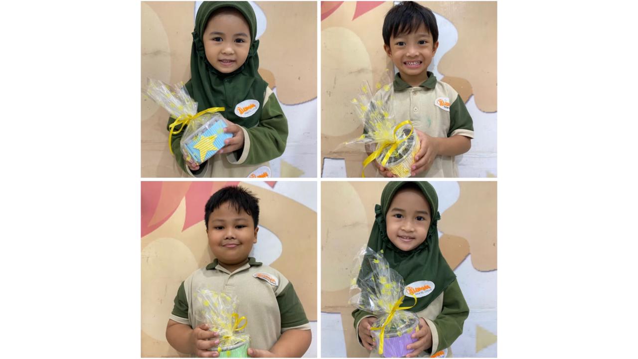 anak alumna membuat hampers